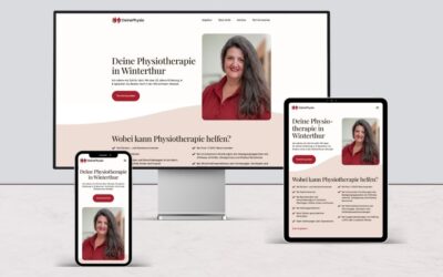 Website für Physio&shy;therapeutin